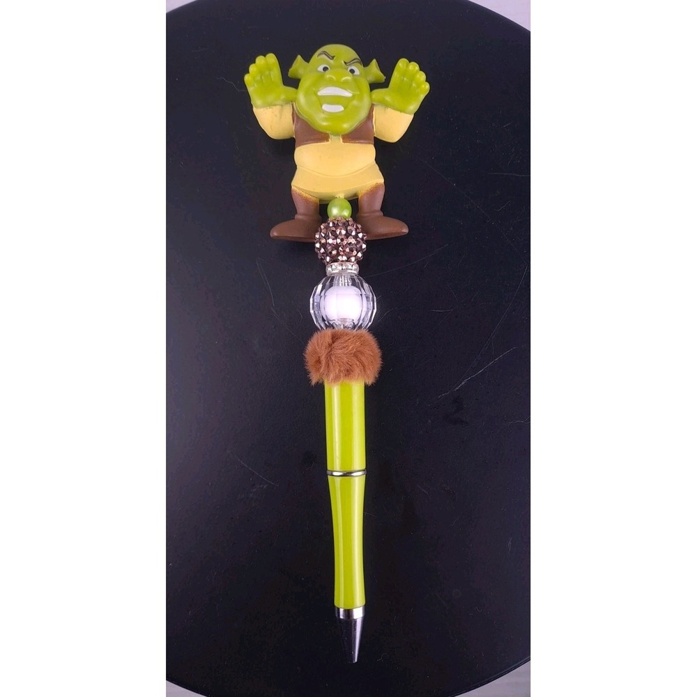 Handmade Shrek Beaded Pen